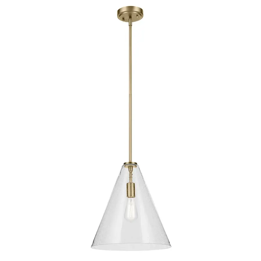 Everly Pendant in Natural Brass - Image 2