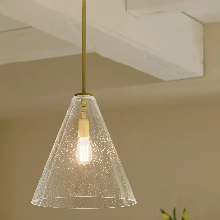 Everly Pendant in Natural Brass - Image 4