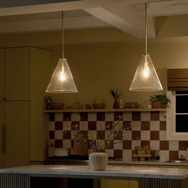 Everly Pendant in Natural Brass - Image 6