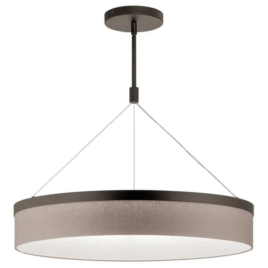 Mercel 3-Light LED Chandelier in Olde Bronze