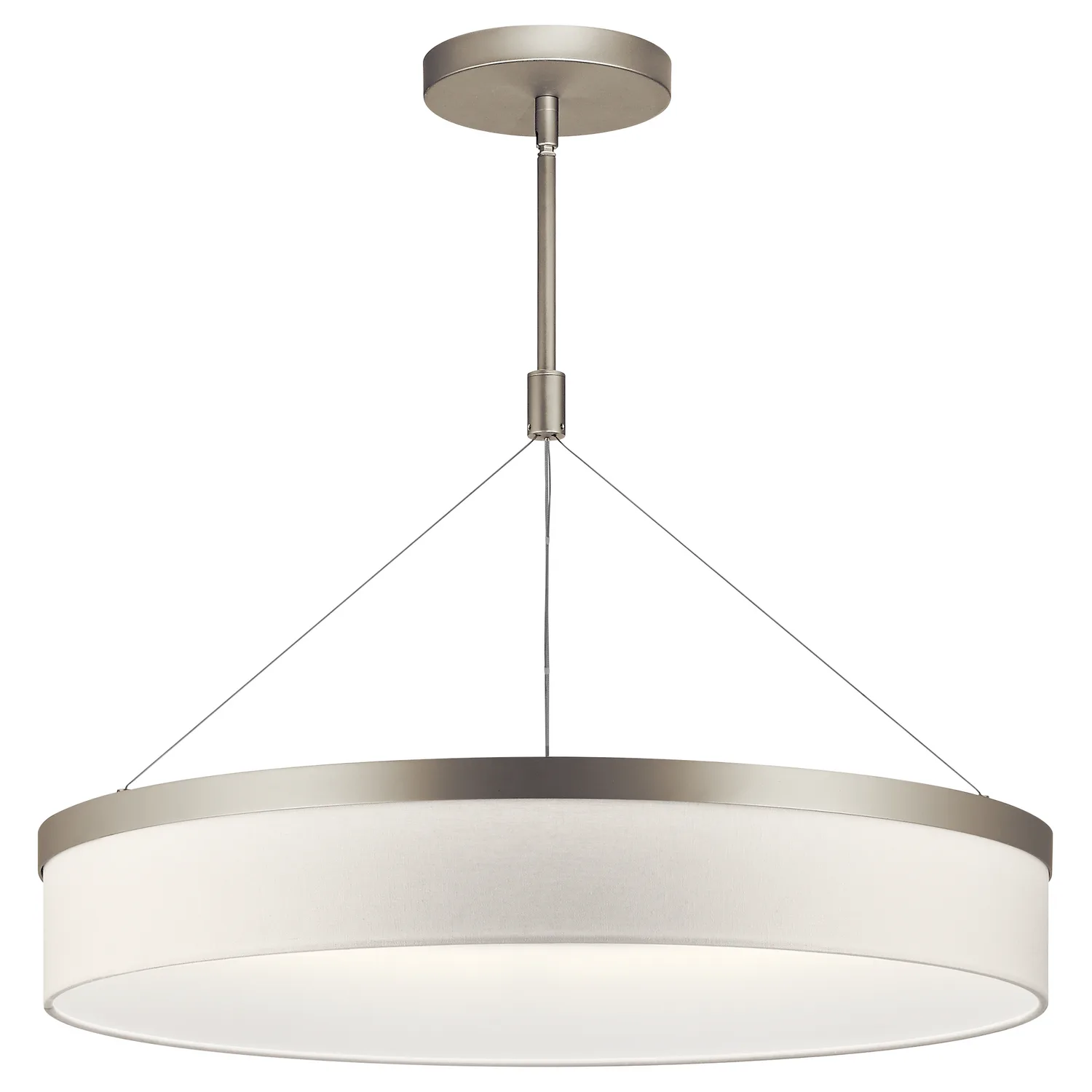 Mercel LED Chandelier in Satin Nickel