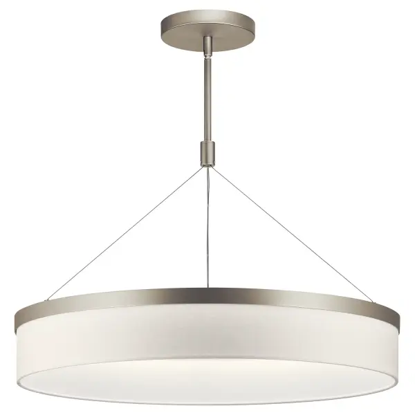 Mercel LED Chandelier in Satin Nickel