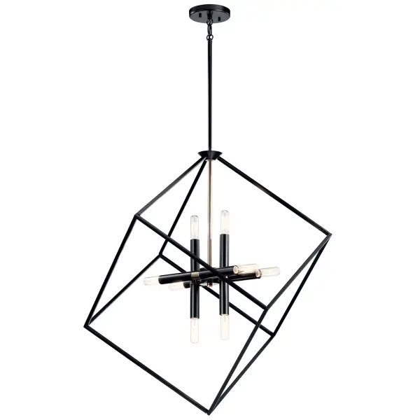 Cartone 8-Light Pendant in Black - Image 2