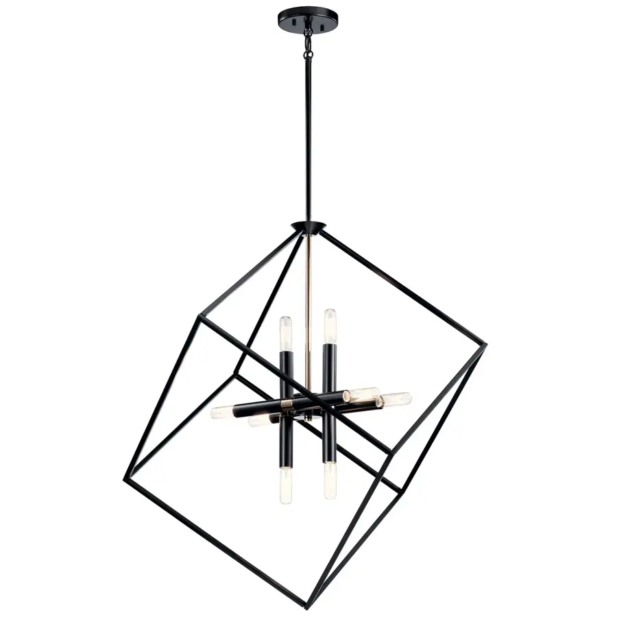 Cartone 8-Light Pendant in Black - Image 2