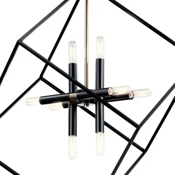 Cartone 8-Light Pendant in Black - Image 3
