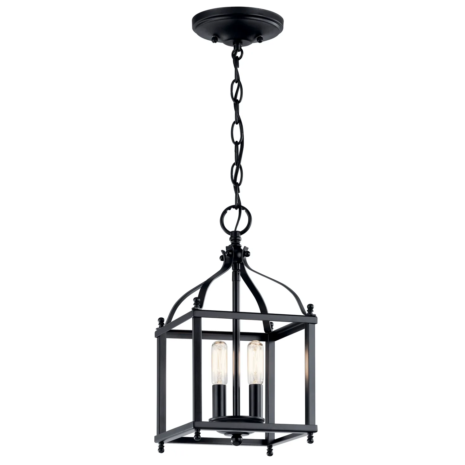 Larkin Two Light Pendant in Black
