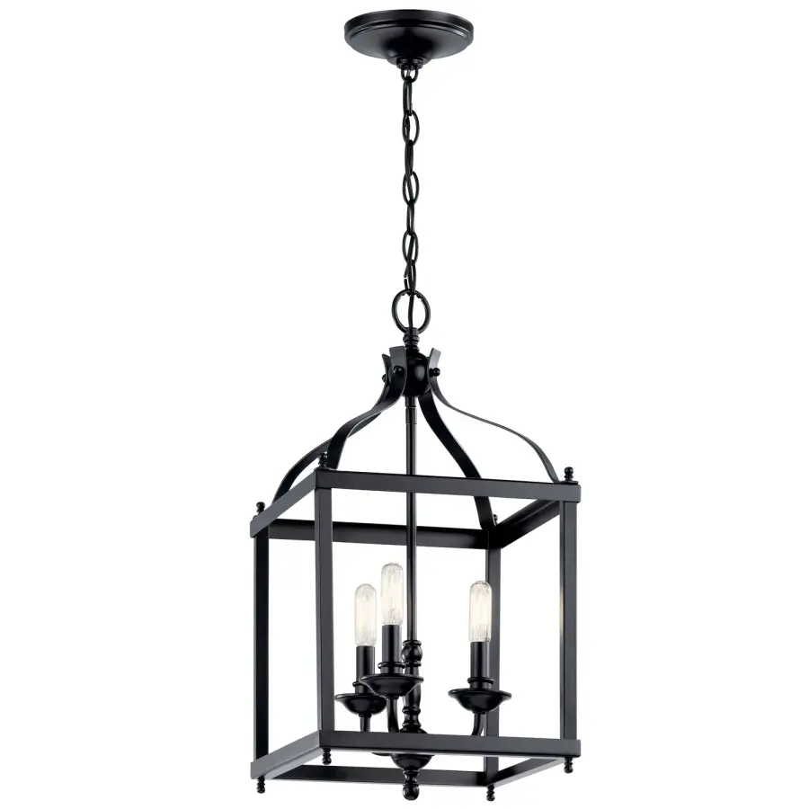 Larkin 3-Light Pendant in Black