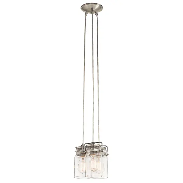 Brinley 3-Light Cluster Pendant - Image 1