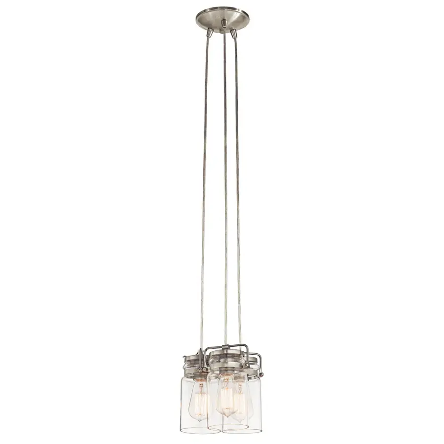 Brinley 3-Light Cluster Pendant - Image 1