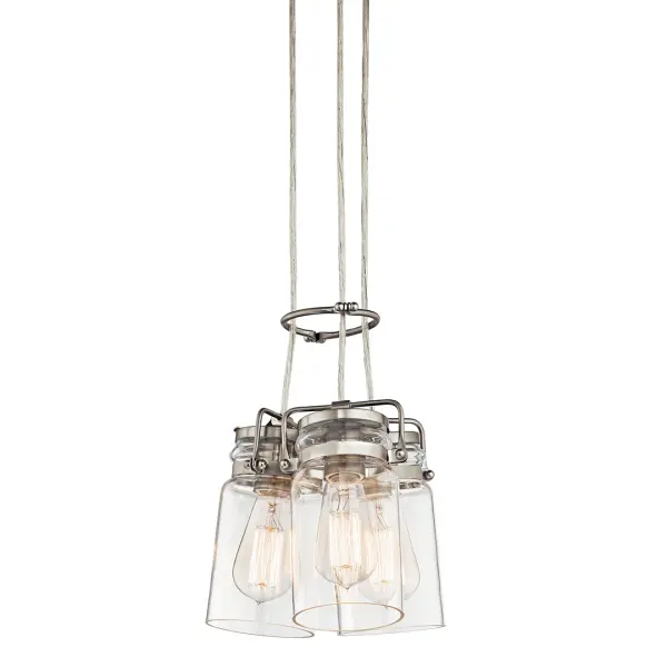 Brinley 3-Light Cluster Pendant - Image 2