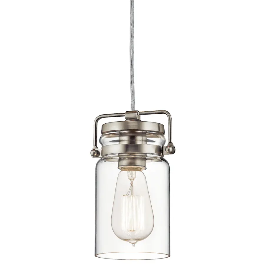 Brinley Mini Pendant in Brushed Nickel - Image 2