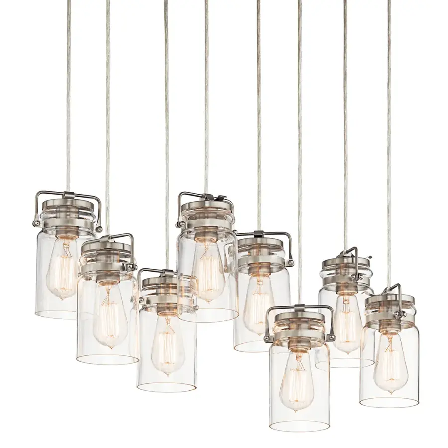 Brinley 8-Light Linear Chandelier - Image 2