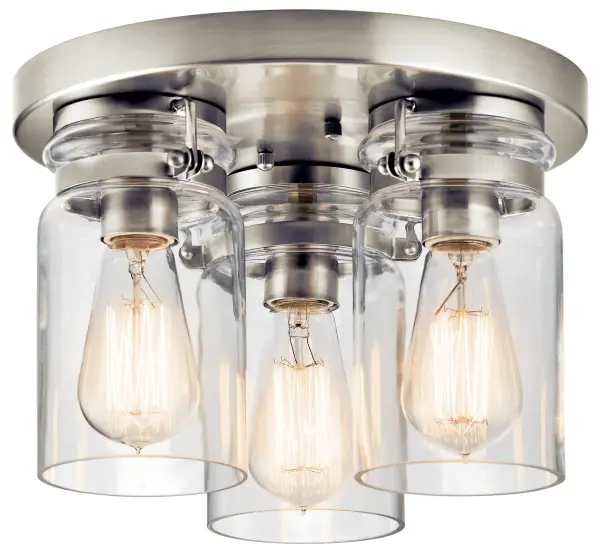 Brinley 3-Light Flush Mount Ceiling Light - Image 1