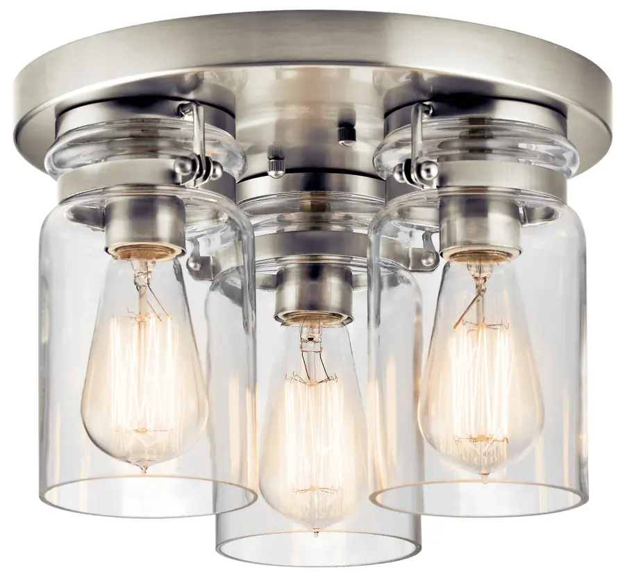 Brinley 3-Light Flush Mount Ceiling Light - Image 1