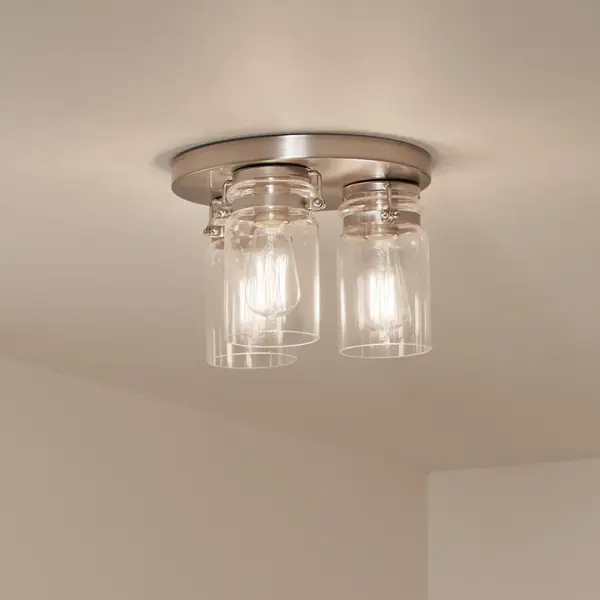 Brinley 3-Light Flush Mount Ceiling Light - Image 3