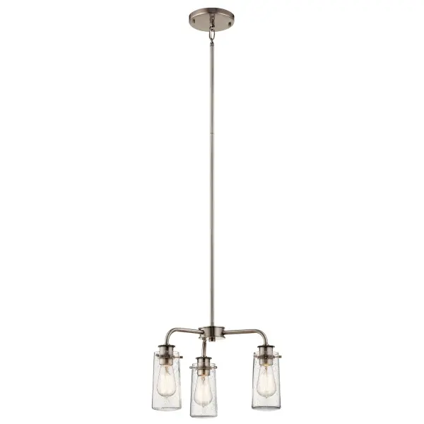 Braelyn 3-Light Chandelier in Classic Pewter - Image 1