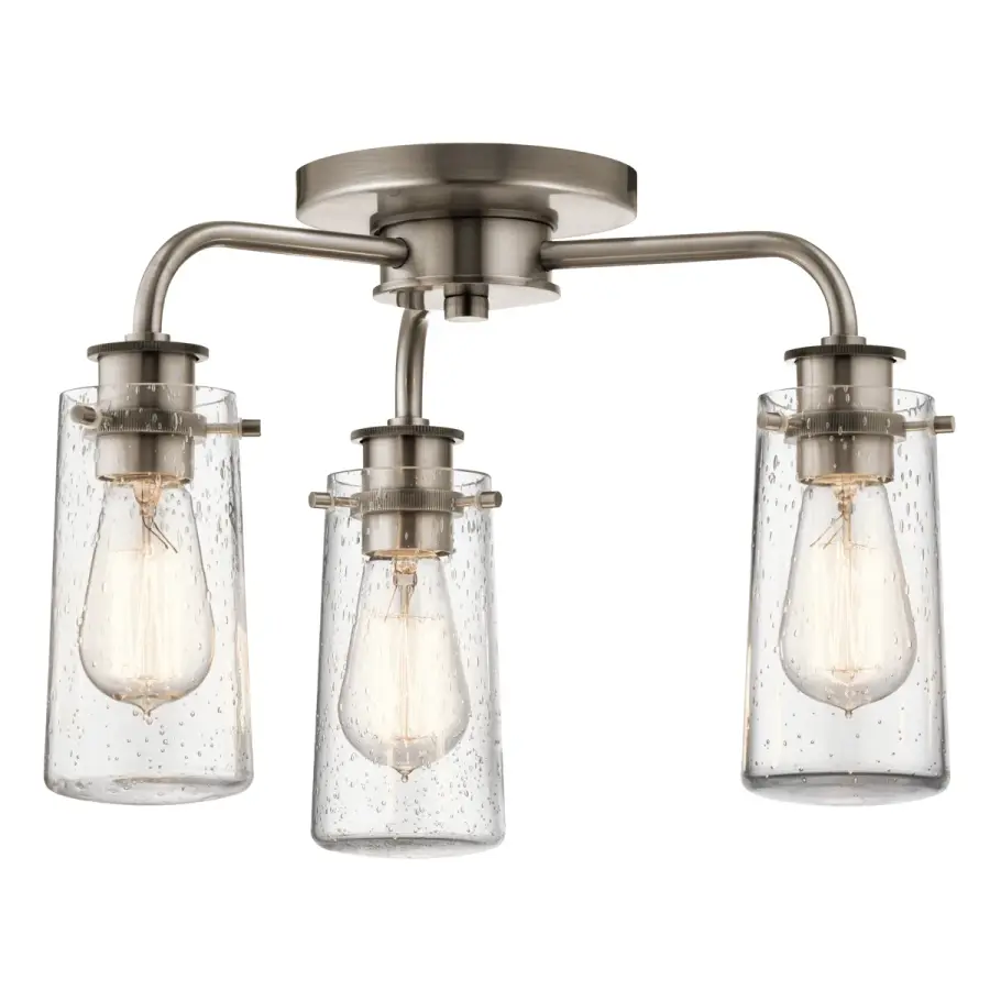Braelyn 3-Light Chandelier in Classic Pewter - Image 2