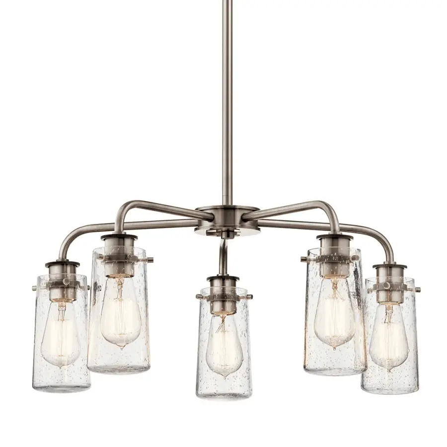 Braelyn 5-Light Chandelier in Classic Pewter - Image 1