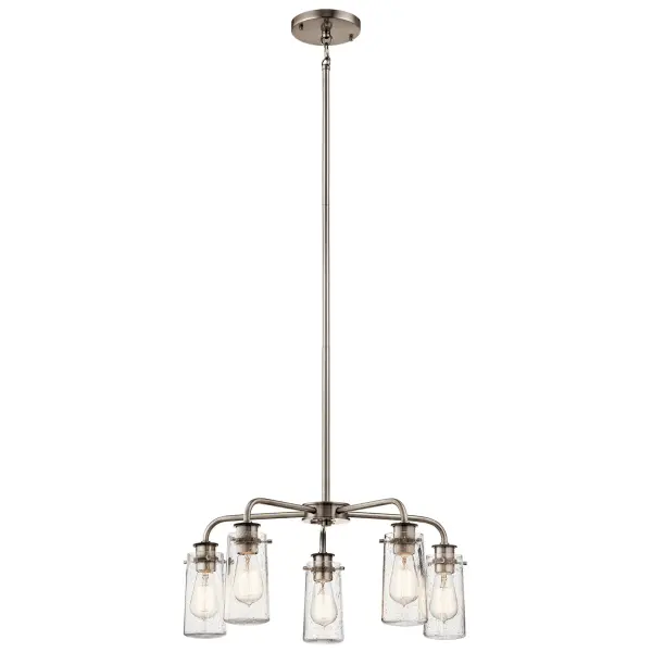 Braelyn 5-Light Chandelier in Classic Pewter - Image 2