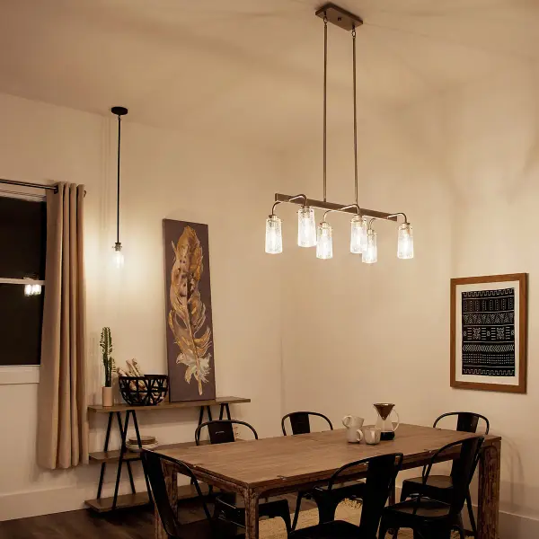 Braelyn 6-Light Linear Chandelier - Image 7