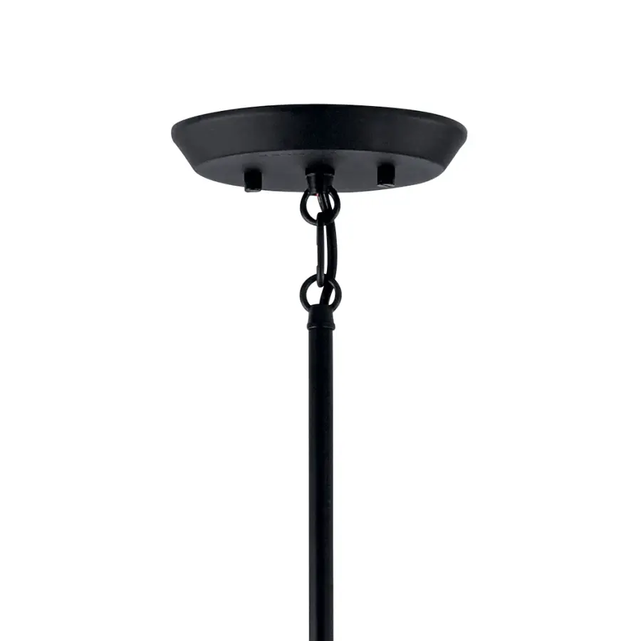 Bold 8-Light Statement Chandelier with Contemporary Black Finish - Image 4