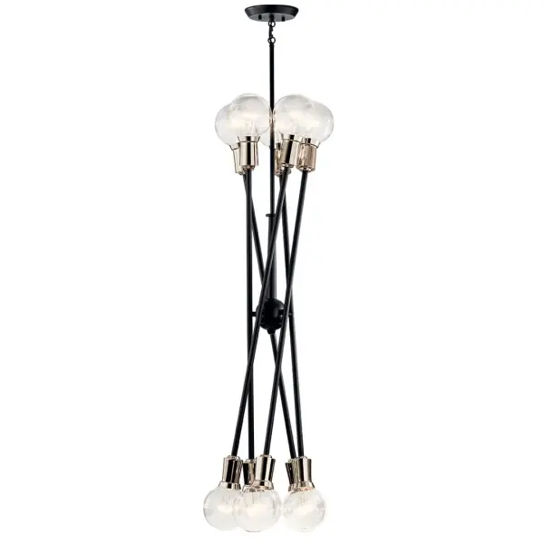Dramatic 10-Light Statement Chandelier with Bold Contemporary Design - Image 5