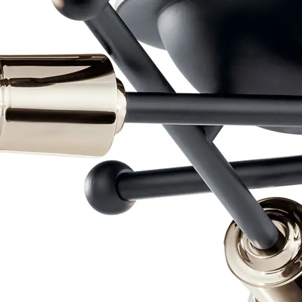 Sleek 3-Light Flush Mount Perfect for Low-Ceiling Spaces - Image 3