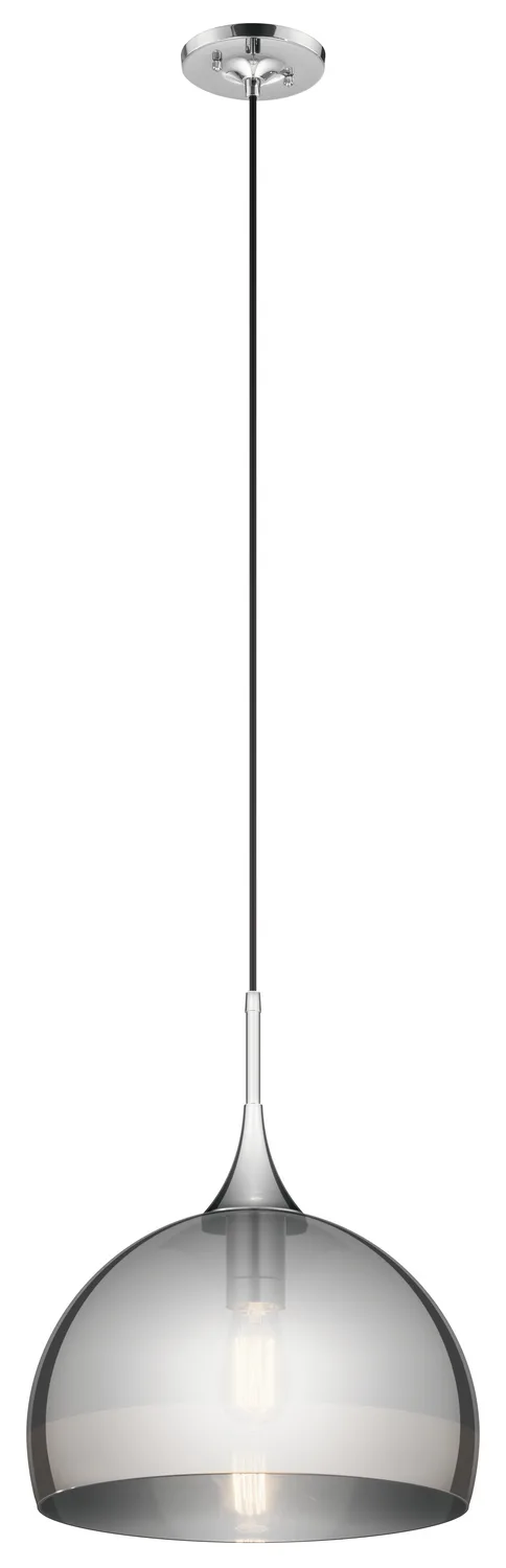Tabot One Light Pendant in Chrome