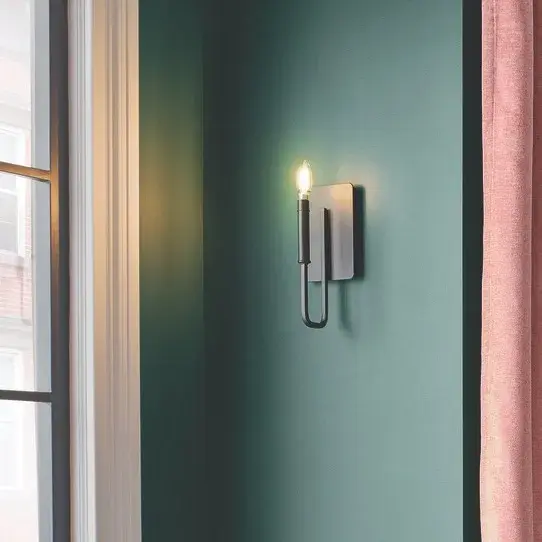 Alden 1-Light Wall Sconce in Black - Image 3