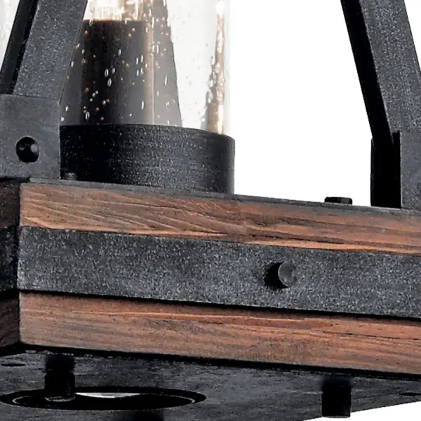 Warm Farmhouse Charm with Artisan Wood and Seeded Glass - Image 3