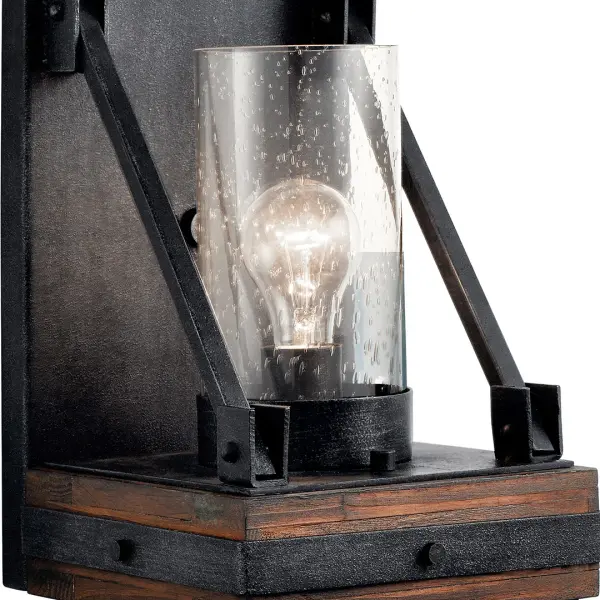 Rustic Charm Meets Modern Functionality in Wood & Glass Design - Image 2