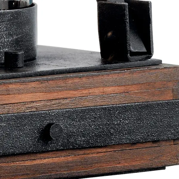 Rustic Charm Meets Modern Functionality in Wood & Glass Design - Image 3