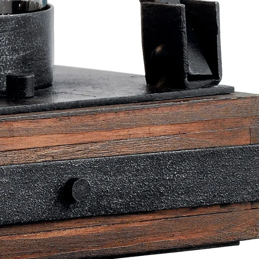 Rustic Charm Meets Modern Functionality in Wood & Glass Design - Image 3