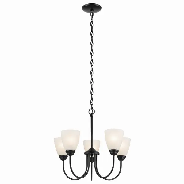 Jolie 5-Light Chandelier in Black