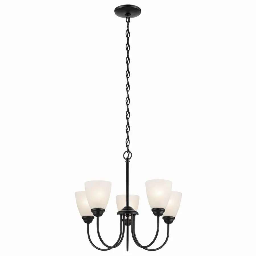 Jolie 5-Light Chandelier in Black