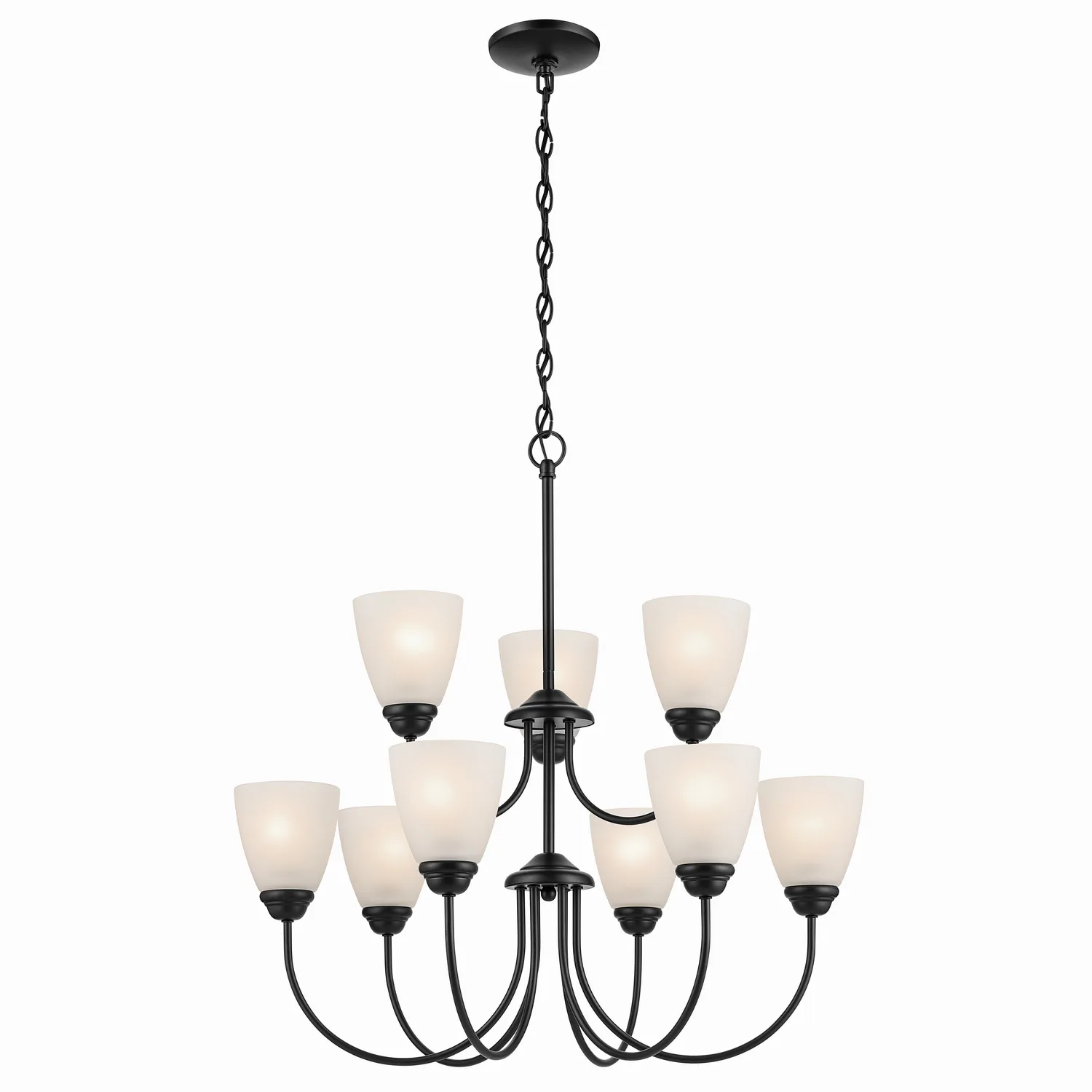 Jolie 9-Light Chandelier in Black
