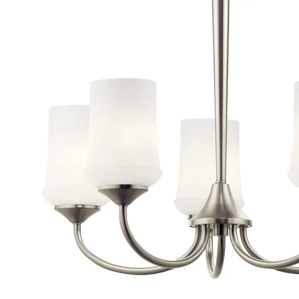 Aubrey 5-Light Chandelier in Brushed Nickel - Image 3