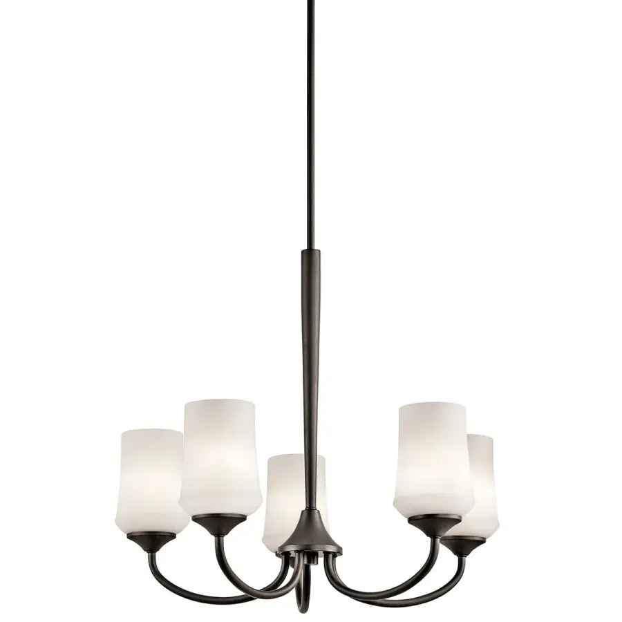 Aubrey 5-Light Chandelier in Olde Bronze - Image 1