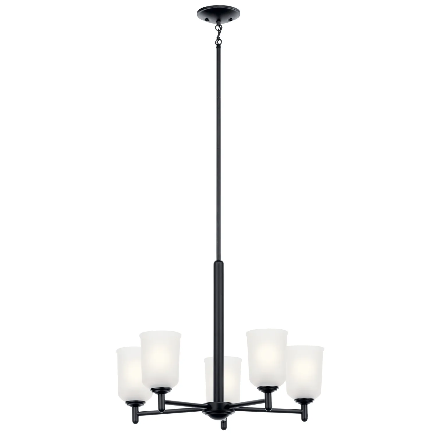 Shailene 5-Light Chandelier in Black