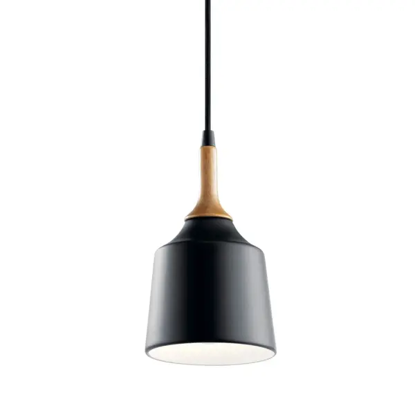 The Danika Mini Pendant delivers classic industrial style in a compact 5.25-inch profile. Its metal dome shade and clean black finish make it perfect for task lighting or clustered installations over islands and bars.