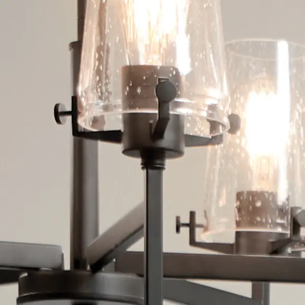 Alton 5-Light Chandelier in Black - Image 6