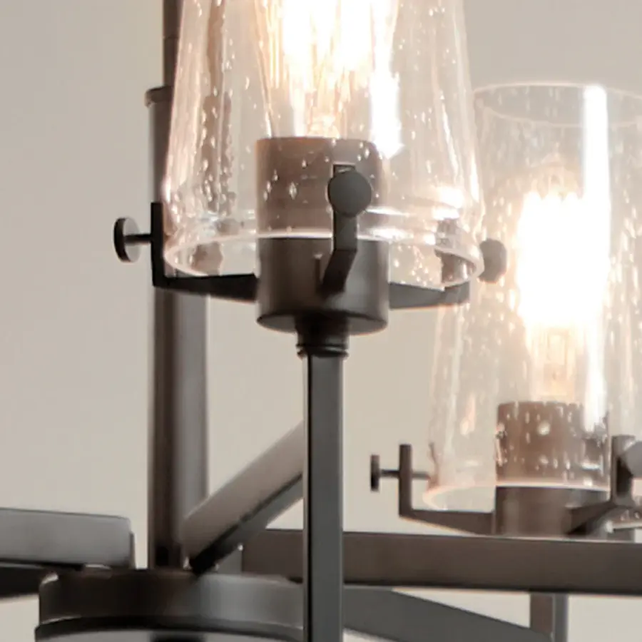 Alton 5-Light Chandelier in Black - Image 6