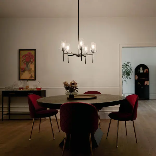 Alton 5-Light Chandelier in Black - Image 7