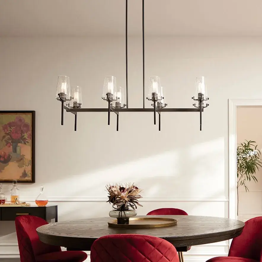 Alton 8-Light Linear Chandelier - Image 5