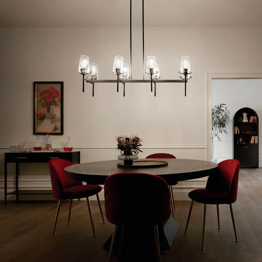 Alton 8-Light Linear Chandelier - Image 7