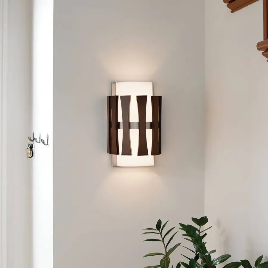 Cirus 2-Light Wall Sconce with Fabric Drum Shade - Image 2