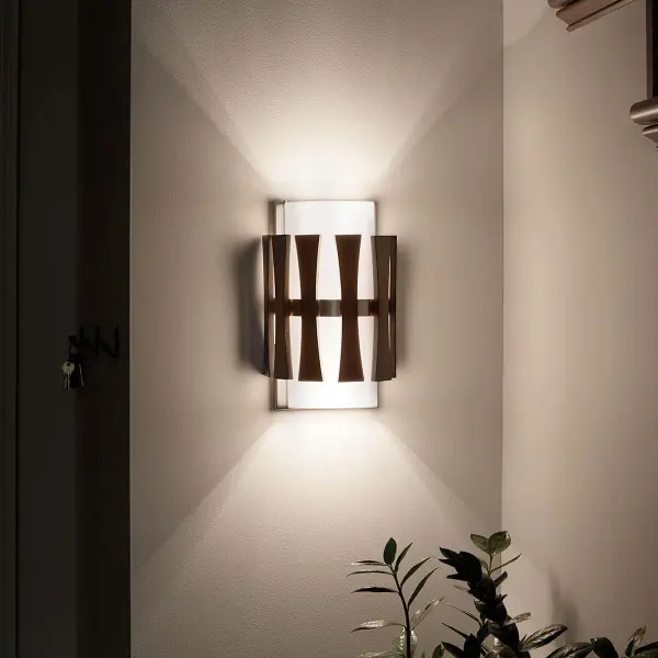 Cirus 2-Light Wall Sconce with Fabric Drum Shade - Image 3