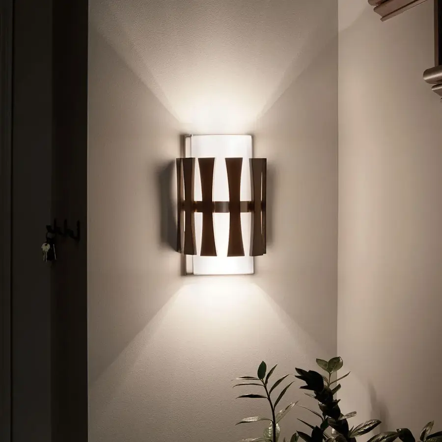 Cirus 2-Light Wall Sconce with Fabric Drum Shade - Image 3