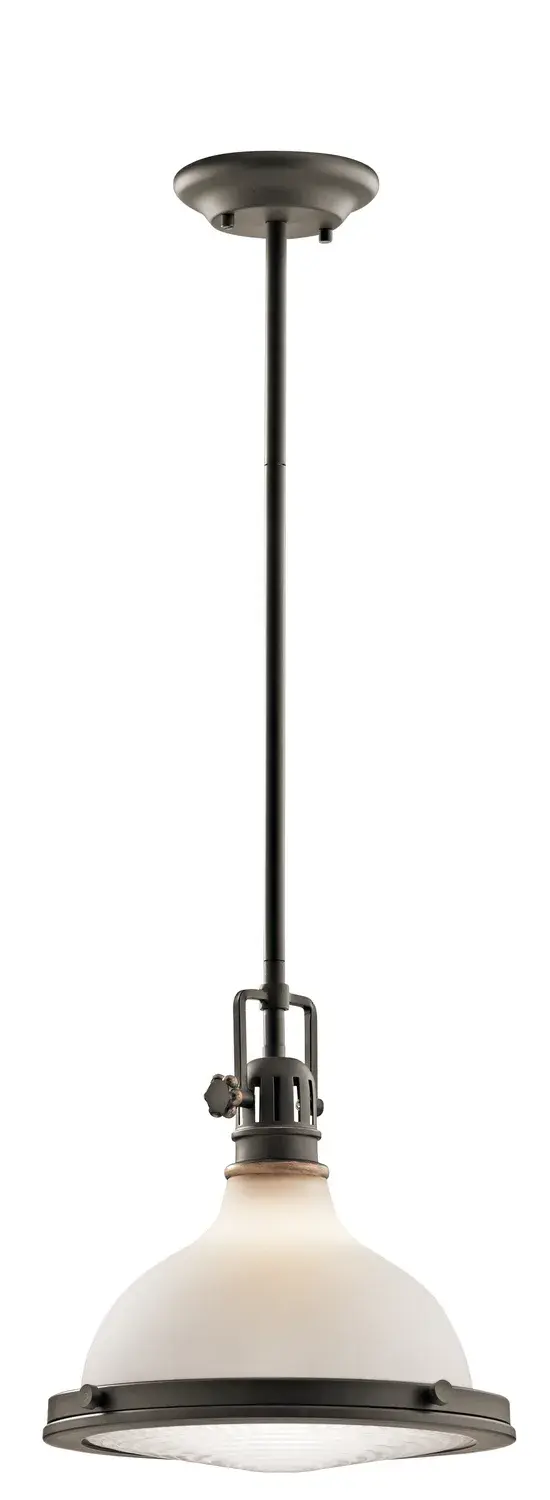 Hatteras Bay One Light Pendant in Olde Bronze
