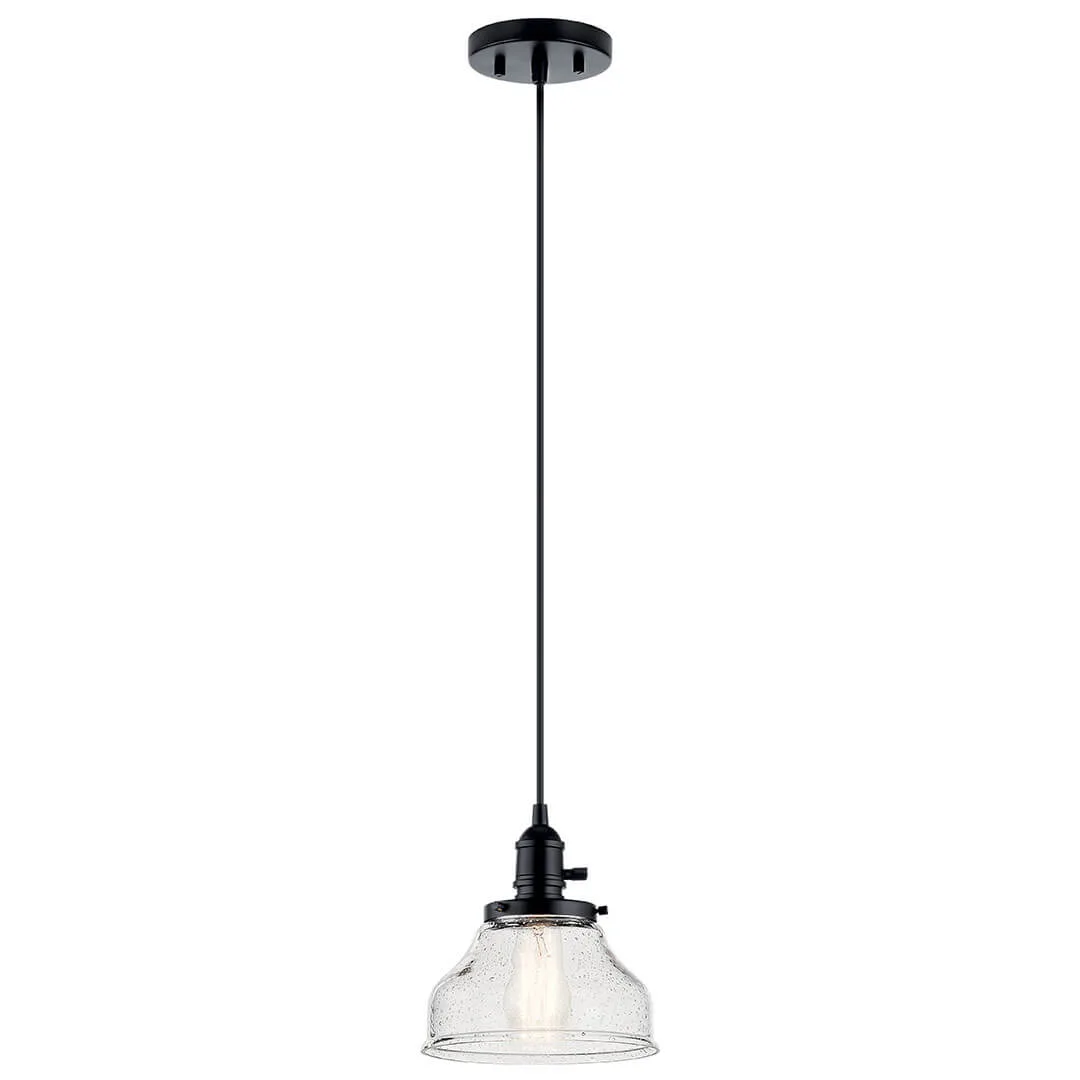 Avery Mini Pendant in Black